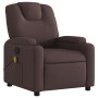 Sillón de masaje reclinable de tela marrón oscuro de , Sillones - Ref: Foro24-372382, Precio: 241,56 €, Descuento: %