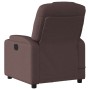 Sillón de masaje reclinable de tela marrón oscuro de , Sillones - Ref: Foro24-372382, Precio: 241,56 €, Descuento: %