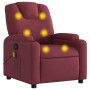 Sillón de masaje reclinable de tela color vino tinto de , Sillones - Ref: Foro24-372380, Precio: 208,99 €, Descuento: %