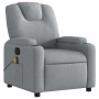 Sillón reclinable de masaje de tela gris claro de , Sillones - Ref: Foro24-372377, Precio: 247,83 €, Descuento: %