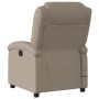 Cappuccino-colored synthetic leather reclining massage chair by , Armchairs - Ref: Foro24-371788, Price: 237,10 €, Discount: %