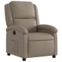 Sillón reclinable de cuero sintético color capuchino de , Sillones - Ref: Foro24-371781, Precio: 258,99 €, Descuento: %