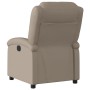 Sillón reclinable de cuero sintético color capuchino de , Sillones - Ref: Foro24-371781, Precio: 258,99 €, Descuento: %