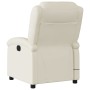 Cream Synthetic Leather Massage Recliner by , Armchairs - Ref: Foro24-371783, Price: 241,99 €, Discount: %