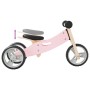 Bicicleta de equilibrio para niños 2 en 1 rosa de , Vehículos a pedales o para empujar - Ref: Foro24-358354, Precio: 63,62 €,...