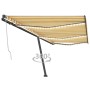 Toldo automático LED sensor de viento amarillo blanco 600x300cm de , Toldos - Ref: Foro24-3069813, Precio: 816,46 €, Descuent...