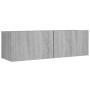 Set de muebles para TV 4 pzas madera contrachapada gris Sonoma de , Muebles TV - Ref: Foro24-3114212, Precio: 182,99 €, Descu...