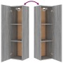 Set de muebles para TV 4 pzas madera contrachapada gris Sonoma de , Muebles TV - Ref: Foro24-3114212, Precio: 182,99 €, Descu...