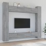 Set de muebles para TV 8 pzas madera contrachapada gris Sonoma de , Muebles TV - Ref: Foro24-3114244, Precio: 391,71 €, Descu...