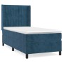 Box spring bed with dark blue velvet mattress 80x200 cm by , Beds and slatted bases - Ref: Foro24-3132769, Price: 331,07 €, D...