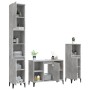 Set muebles de baño 3 piezas madera contrachapada gris hormigón de , Muebles de baño - Ref: Foro24-3185625, Precio: 199,99 €,...