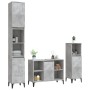 Set muebles de baño 3 piezas madera contrachapada gris hormigón de , Muebles de baño - Ref: Foro24-3185625, Precio: 199,99 €,...