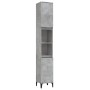 Set muebles de baño 3 piezas madera contrachapada gris hormigón de , Muebles de baño - Ref: Foro24-3185625, Precio: 199,99 €,...