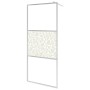 Shower screen with ESG glass shelf and chrome aluminum 100x195cm by , Shower walls and screens - Ref: Foro24-3185502, Price: ...