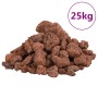 Red volcanic rocks 25 kg 1-2 cm by , Aquarium decoration - Ref: Foro24-155312, Price: 65,01 €, Discount: %