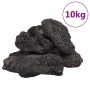 Black volcanic rocks 10 kg 10-30 cm by , Aquarium decoration - Ref: Foro24-155325, Price: 41,21 €, Discount: %