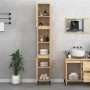 Sonoma Badezimmerschrank aus Eichensperrholz 30x30x190 cm von , Badezimmermöbel - Ref: Foro24-819799, Preis: 99,99 €, Rabatt: %