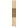 Armario de baño madera contrachapada roble Sonoma 30x30x190 cm de , Muebles de baño - Ref: Foro24-819799, Precio: 98,06 €, De...