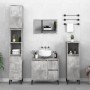 Armario de baño madera contrachapada gris hormigón 30x30x190 cm de , Muebles de baño - Ref: Foro24-819800, Precio: 87,71 €, D...