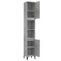 Badezimmerschrank Sperrholz grauer Beton 30x30x190 cm von , Badezimmermöbel - Ref: Foro24-819800, Preis: 87,71 €, Rabatt: %