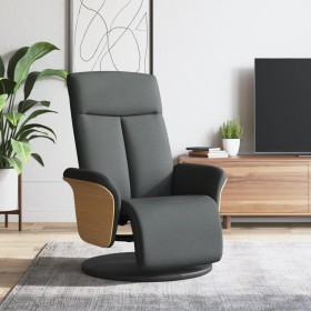 Recliner armchair with footrest in dark gray fabric by , Armchairs - Ref: Foro24-356522, Price: 245,99 €, Discount: %