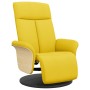 Sillón reclinable con reposapiés tela amarillo claro de , Sillones - Ref: Foro24-356529, Precio: 237,50 €, Descuento: %