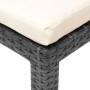 Garden lounger with black synthetic rattan cushion by vidaXL, Loungers - Ref: Foro24-42846, Price: 154,99 €, Discount: %