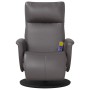 Relax-Massagesessel mit Fußstütze Kunstleder grau von , Sessel - Ref: Foro24-356555, Preis: 229,21 €, Rabatt: %