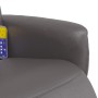 Relax-Massagesessel mit Fußstütze Kunstleder grau von , Sessel - Ref: Foro24-356555, Preis: 229,21 €, Rabatt: %