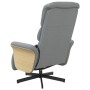 Light gray fabric reclining massage chair with footrest by , Armchairs - Ref: Foro24-356613, Price: 254,78 €, Discount: %