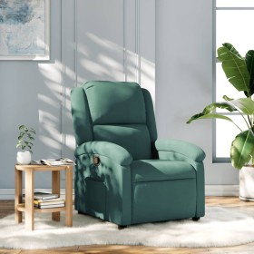 Dark Green Velvet Recliner by , Armchairs - Ref: Foro24-371799, Price: 215,99 €, Discount: %