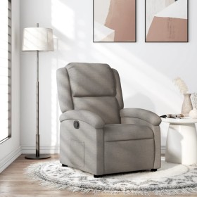 Sillón reclinable de tela gris taupe de , Sillones - Ref: Foro24-371759, Precio: 231,90 €, Descuento: %