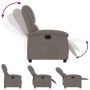 Sillón reclinable de tela gris taupe de , Sillones - Ref: Foro24-371759, Precio: 219,97 €, Descuento: %