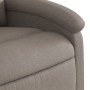 Sillón reclinable de tela gris taupe de , Sillones - Ref: Foro24-371759, Precio: 219,97 €, Descuento: %