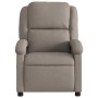 Sillón de masaje reclinable de tela gris taupé de , Sillones - Ref: Foro24-371771, Precio: 240,96 €, Descuento: %