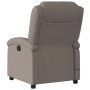 Sillón de masaje reclinable de tela gris taupé de , Sillones - Ref: Foro24-371771, Precio: 240,96 €, Descuento: %