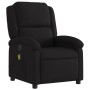 Black fabric massage recliner by , Armchairs - Ref: Foro24-371765, Price: 242,79 €, Discount: %