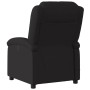 Black fabric massage recliner by , Armchairs - Ref: Foro24-371765, Price: 242,79 €, Discount: %