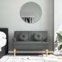 Dark gray fabric bench with cushions, 113x64.5x75.5 cm by , Banks - Ref: Foro24-372131, Price: 182,90 €, Discount: %