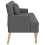 Dark gray fabric bench with cushions, 113x64.5x75.5 cm by , Banks - Ref: Foro24-372131, Price: 182,90 €, Discount: %