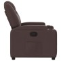 Dark Brown Fabric Reclining Massage Chair by , Armchairs - Ref: Foro24-372370, Price: 227,50 €, Discount: %