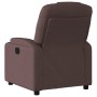 Sillón de masaje reclinable de tela marrón oscuro de , Sillones - Ref: Foro24-372370, Precio: 227,50 €, Descuento: %