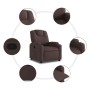 Sillón de masaje reclinable de tela marrón oscuro de , Sillones - Ref: Foro24-372370, Precio: 227,50 €, Descuento: %