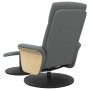 Dark gray fabric reclining massage chair with footrest by , Armchairs - Ref: Foro24-356543, Price: 171,36 €, Discount: %