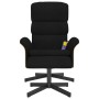 Reclining massage armchair with black fabric footrest by , Armchairs - Ref: Foro24-356624, Price: 142,07 €, Discount: %