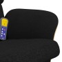 Sillón reclinable de masaje con reposapiés tela negro de , Sillones - Ref: Foro24-356624, Precio: 142,07 €, Descuento: %