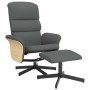 Dark gray fabric recliner with footrest. by , Armchairs - Ref: Foro24-356611, Price: 178,99 €, Discount: %