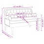 Brown synthetic backed bench 119.5x64.5x75 cm by , Banks - Ref: Foro24-372165, Price: 201,32 €, Discount: %