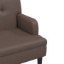 Bank with brown synthetic leather backing 112x65.5x75 cm by , Banks - Ref: Foro24-372150, Price: 162,18 €, Discount: %