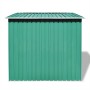 Green metal garden shed by vidaXL, Sheds - Ref: Foro24-42908, Price: 214,32 €, Discount: %